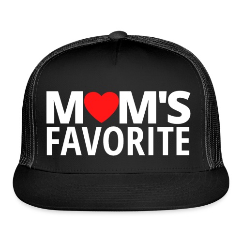 MOM'S Favorite (Red Heart version) - Trucker Cap