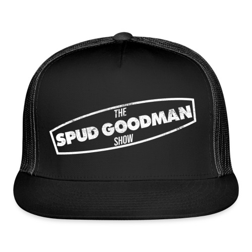 Spud Goodman Logo - Distressed White - Trucker Cap