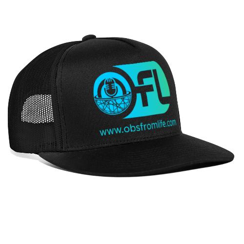 Observations from Life Logo with Web Address - Trucker Cap