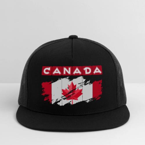 Canada, Inspired by the Canadian flag - Trucker Hat
