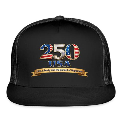 250 USA Liberty Banner - Trucker Hat