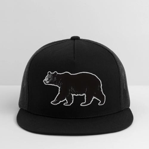Midnight Black Bear - Trucker Hat