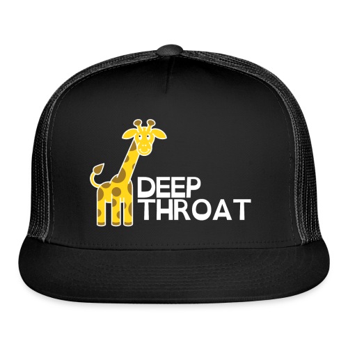 DEEP THROAT - Giraffe (white letters version) - Trucker Cap
