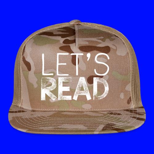 Let's Read Teacher Pillow Classroom Library Pillow - Trucker Hat