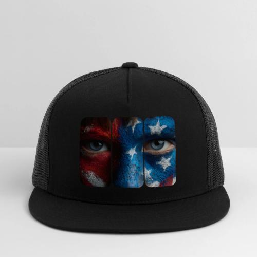 USA: Painted for the Flag - Trucker Hat