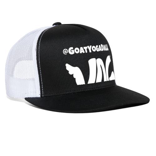 Goat Yoga Dallas White Logo - Trucker Cap