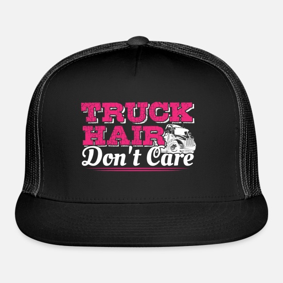 gøre det muligt for heroin transmission Trucker Hair Don't Care Funny Semi Truck Driver' Trucker Cap | Spreadshirt