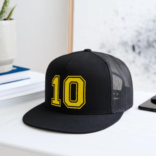 Number 10 in a classic athletic collegiate font - Trucker Hat