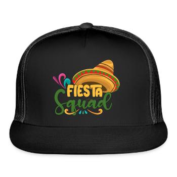 Fiesta squad - Trucker Hat - black/black - Front