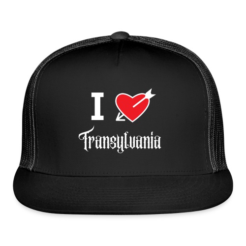 I love Transylvania (white letters version) - Trucker Cap