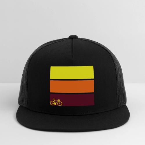 tricolor with bicycle - Trucker Hat