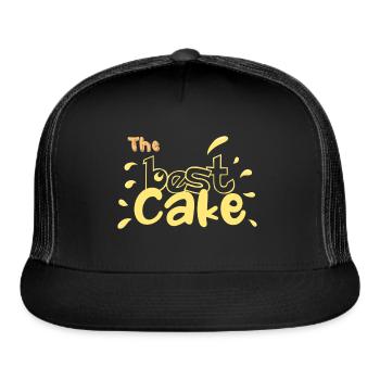 The best cake Yellow - Trucker Hat - black/black - Front