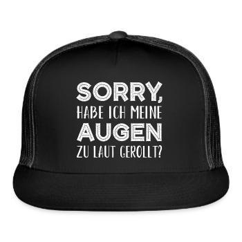 Funny Saying Motive - Trucker Hat - black/black - Front
