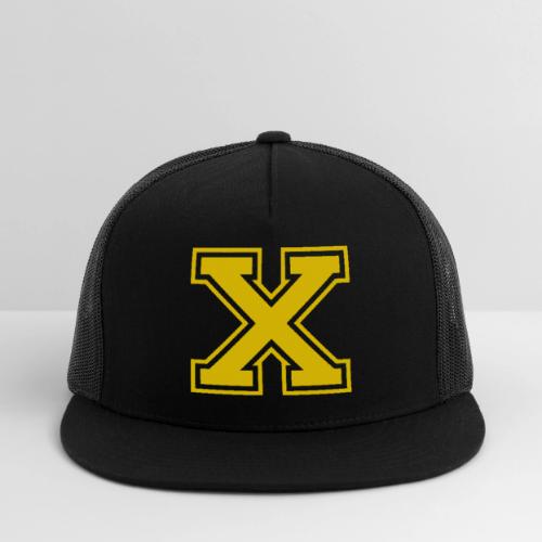 Letter X – Capital Athletic Alphabet Monogram - Trucker Hat