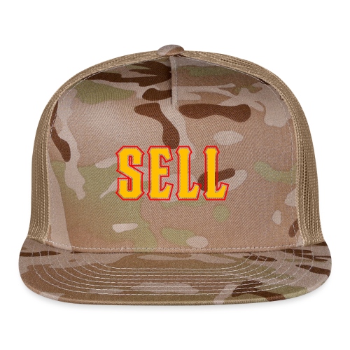 Sell (Red Accents) - Trucker Cap