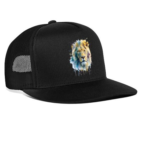 Splash-Art Lion Face - Trucker Hat