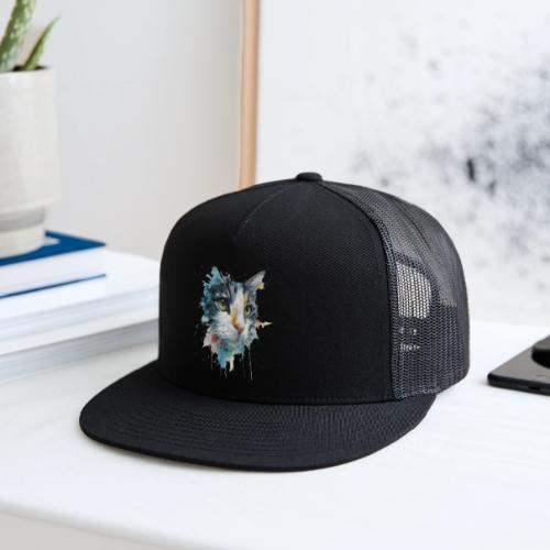 Watercolor cat face - Trucker Hat