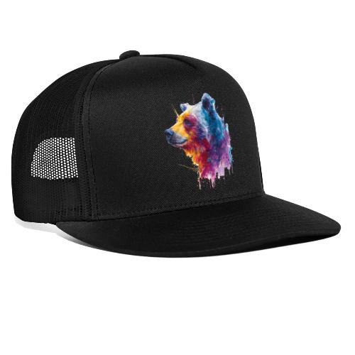 Watercolor Bear Portrait - Trucker Hat
