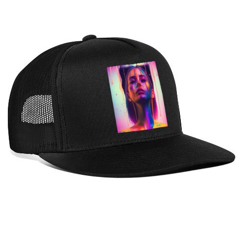 Waking Up on the Right Side of Bed - Drip Portrait - Trucker Cap