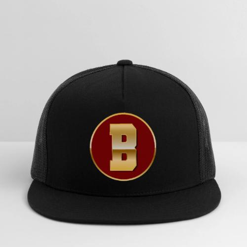 Letter B – Capital Varsity Alphabet Monogram - Trucker Hat