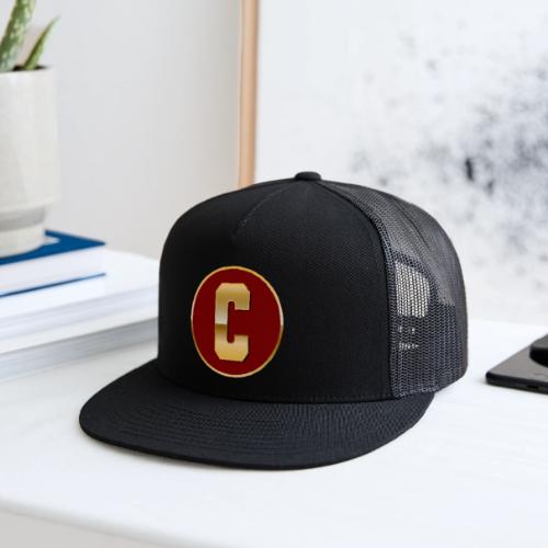 Letter C – Capital Varsity Alphabet Monogram - Trucker Hat