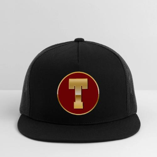 Letter T – Capital Varsity Alphabet Monogram - Trucker Hat