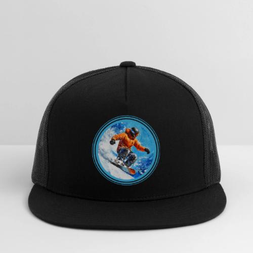 Snowboarding Motion - Trucker Hat