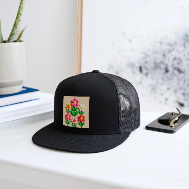 3D Flowers and Butterflies in Amber, Floral Design