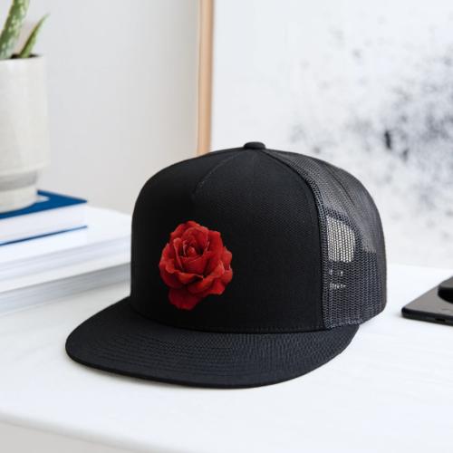 Rose: Crimson Dew Bloom - Trucker Hat