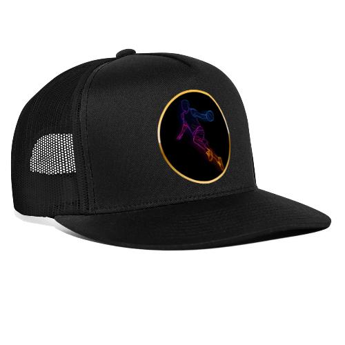 Basketball: Neon Jump Shot - Trucker Hat