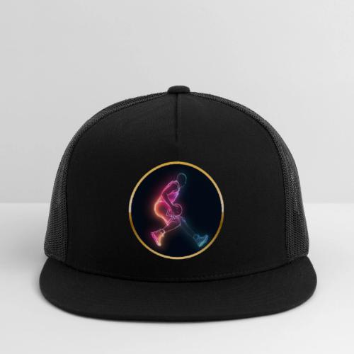 Basketball: Golden Court Glow - Trucker Hat