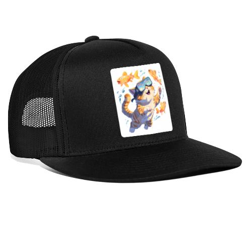 Cat: Neon Paws Adventure - Trucker Hat