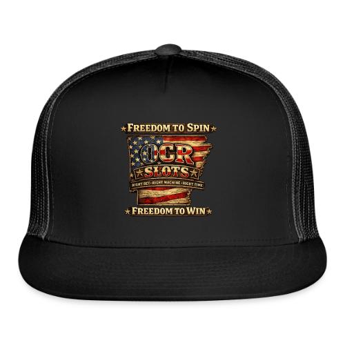 Freedom to Spin Arkansas Caps & Mugs - Trucker Hat