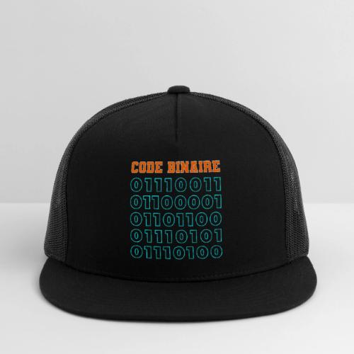 Hi in binary code - Trucker Hat