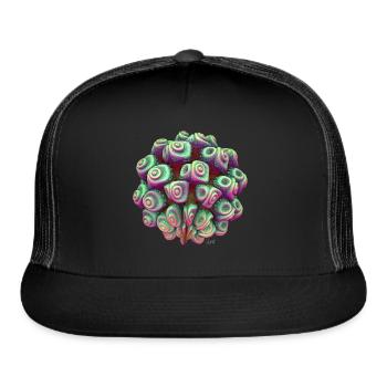 Dozen - Trucker Hat - black/black - Front