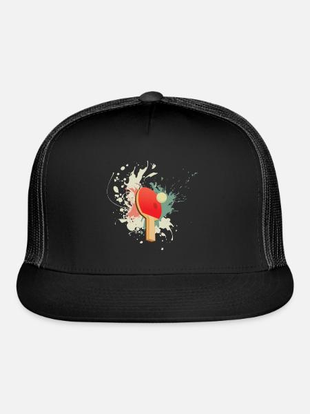 Table tennis racket table tennis - Trucker Hat - black/black