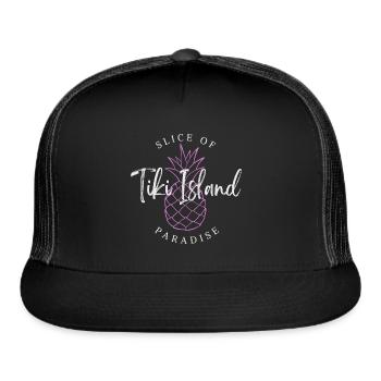 Slice of Paradise - Trucker Hat - black/black - Front