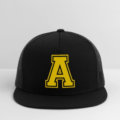 Letter A – Capital Athletic Alphabet Monogram - Trucker Hat