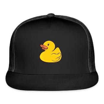 Rubber Duckie - Trucker Hat - black/black - Front