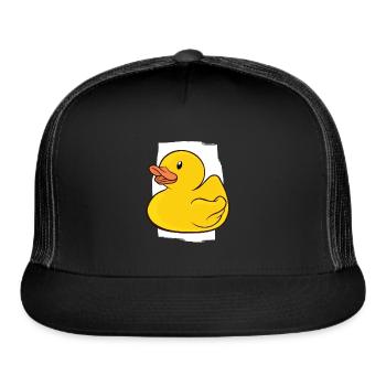Rubber Duckie Bath - Trucker Hat - black/black - Front