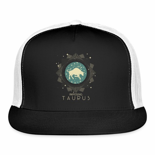 Zodiac Taurus Constellation Bull Star Sign May - Trucker Cap