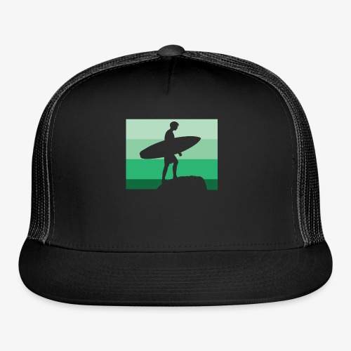 Surf Shadow Green - Trucker Cap