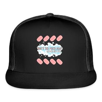 Soap Making Soap Maker - Trucker Hat - black/black - Front
