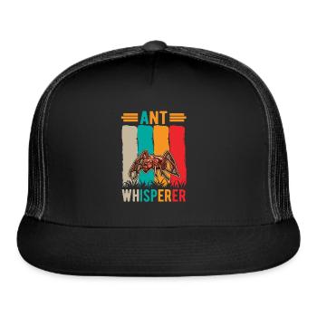 Ant Whisperer Ants - Trucker Hat - black/black - Front
