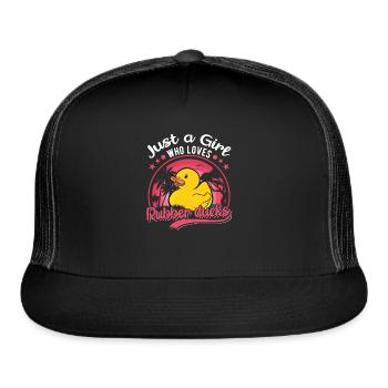 Rubber Ducky - Trucker Hat - black/black - Front