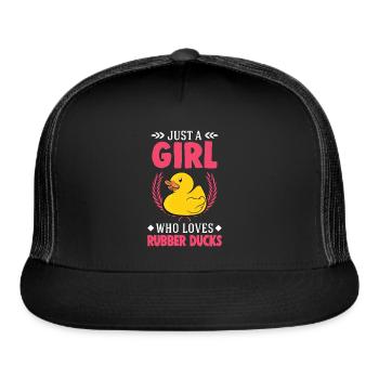 Rubber Ducky - Trucker Hat - black/black - Front