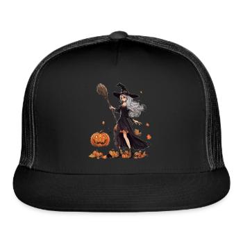 Malevolent Midnight Witch - Trucker Hat - black/black - Front