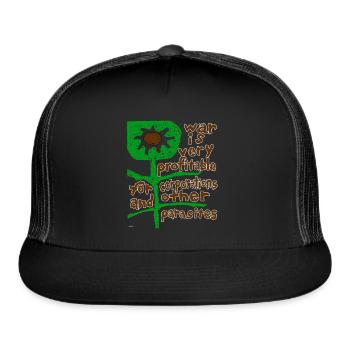 What War Is - Trucker Hat - black/black - Front