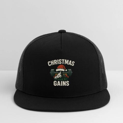 Christmas Gains – Santa Barbell Power - Trucker Hat