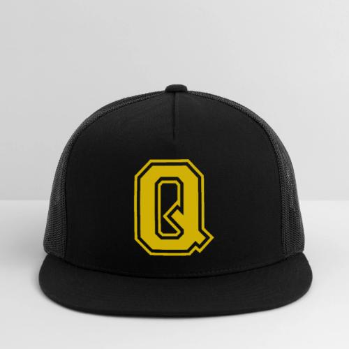 Letter Q – Capital Athletic Alphabet Monogram - Trucker Hat